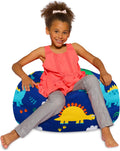 Posh Creations Bean Bag Chair for Kids, Teens, and Adults - Removable