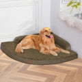 Large Dog Bed XL Orthopedic Memory Foam - Light Coffee Corner Fit