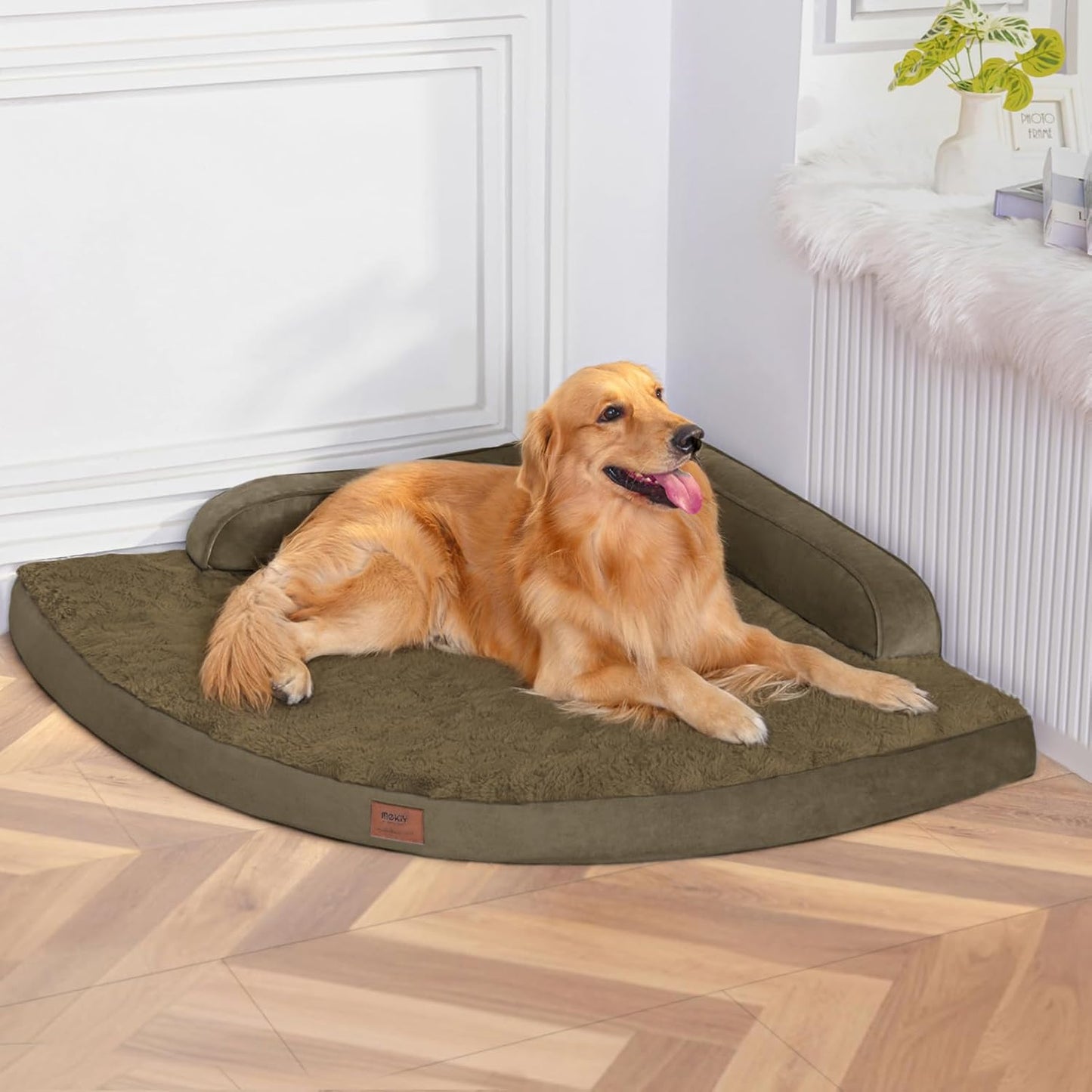 Large Dog Bed - XL Orthopedic Egg-Crate Memory Foam Comfort