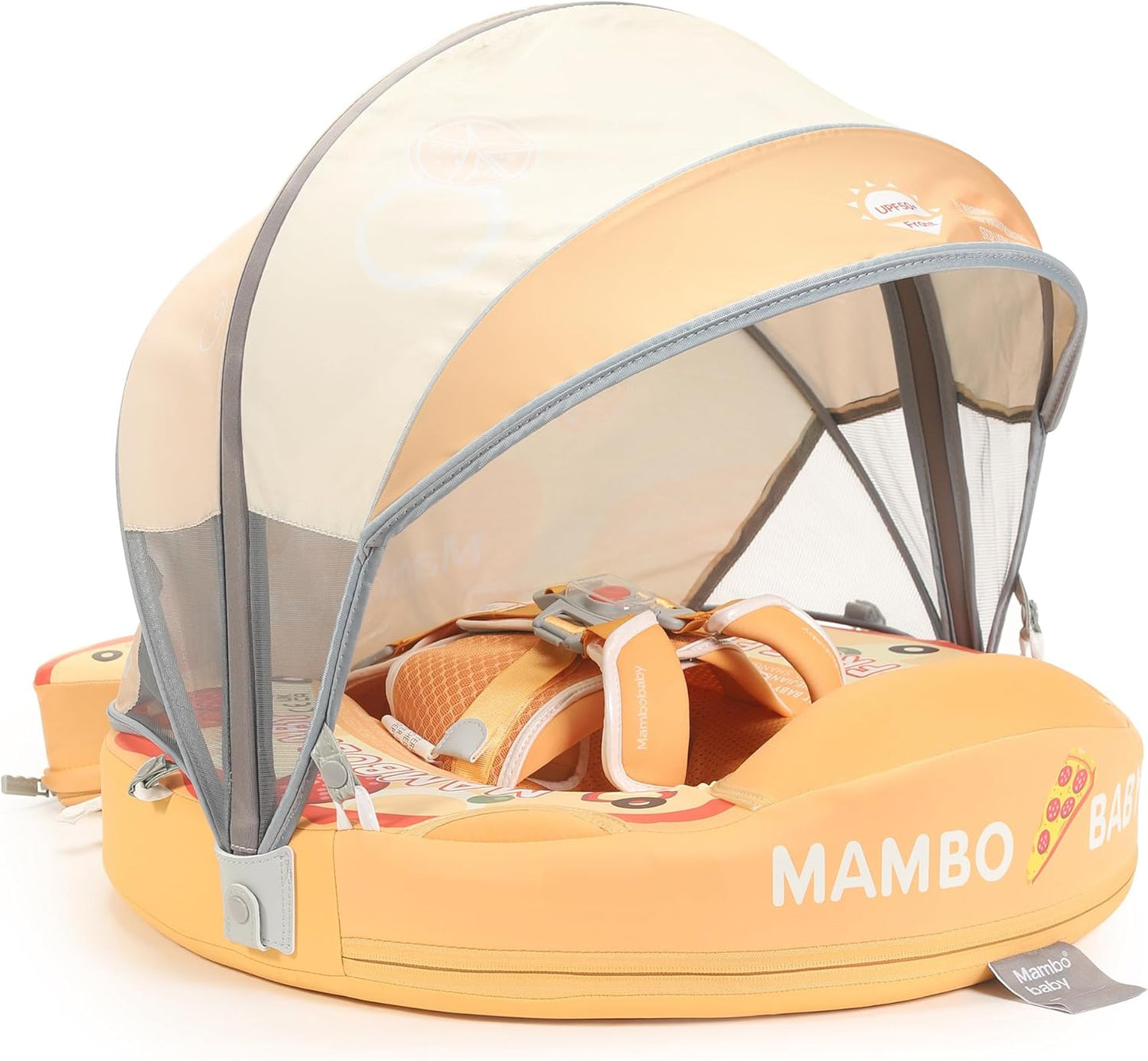 Mambobaby Add Tail Baby Float with Sun Canopy for Safe Fun