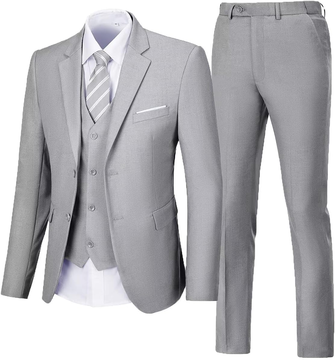 Men's 3 Piece Wedding Suit Slim Fit Tuxedo Set for Any Occasion