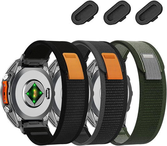 22mm Nylon Sport Watchband for Garmin Fenix 8 and More