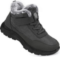Women's Waterproof Fur Lined Ankle Snow Boots - Lightweight Warm