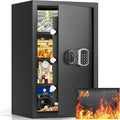 4.0 Cubic Large Home Safe with Fireproof Bag and Shelves