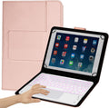TouchPad Keyboard Case for 9-11in Tablets in Rose Gold - Backlit