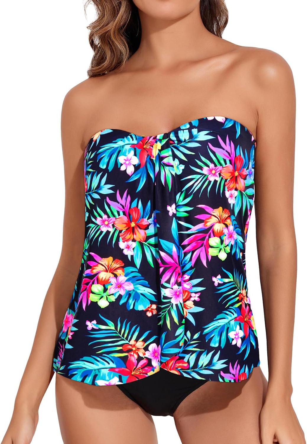 Tempt Me Two Piece Tankini Bathing Suits for Women with Control