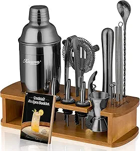KITESSENSU Cocktail Shaker Set Bartender Kit with Stand Review