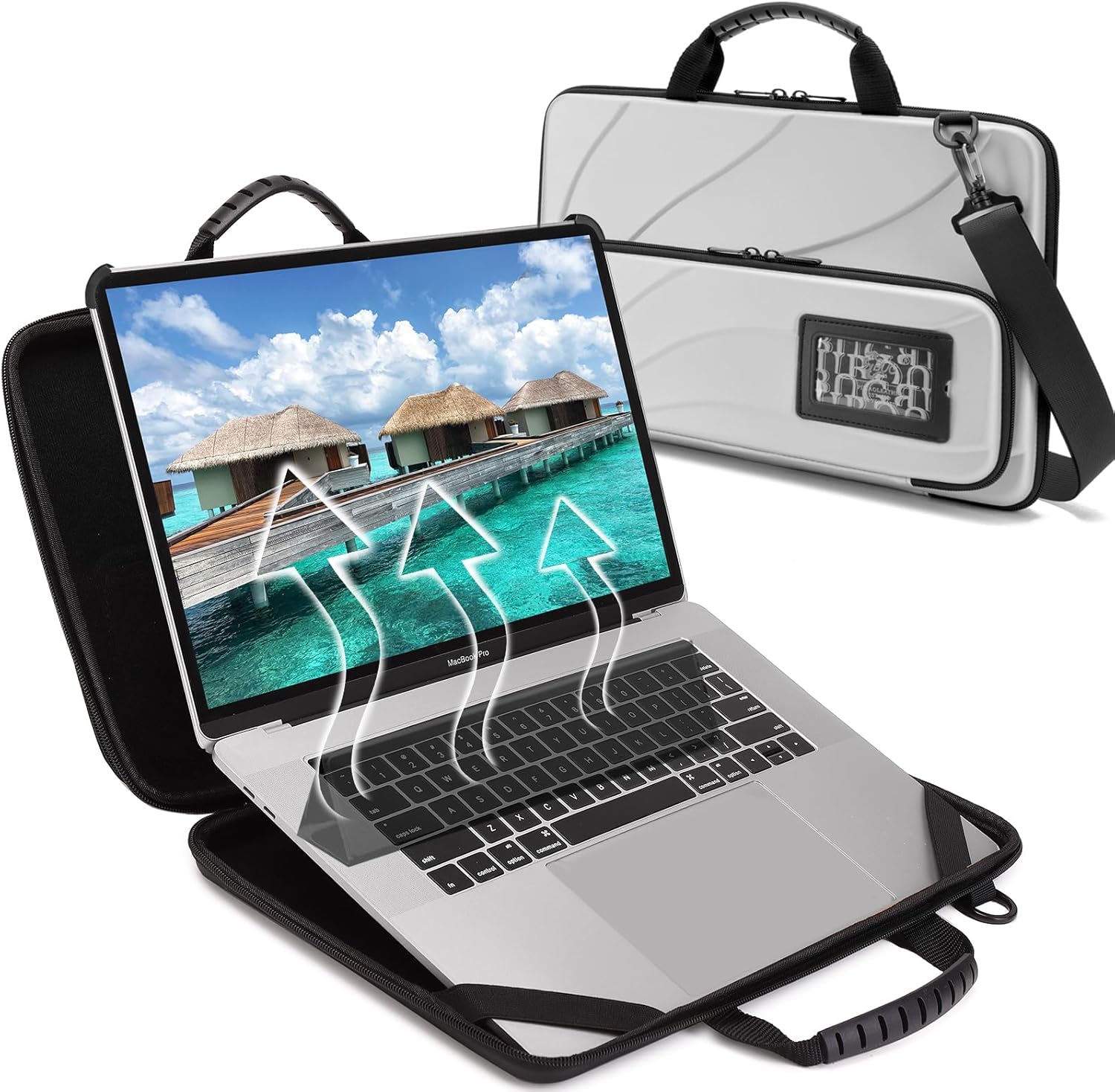 BUG 13-14 Inch Laptop Case with Stand and Protection
