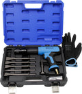 7PCS Air Hammer Kit Pneumatic Hammers 2500 BPM - Heavy Duty Chisel Set