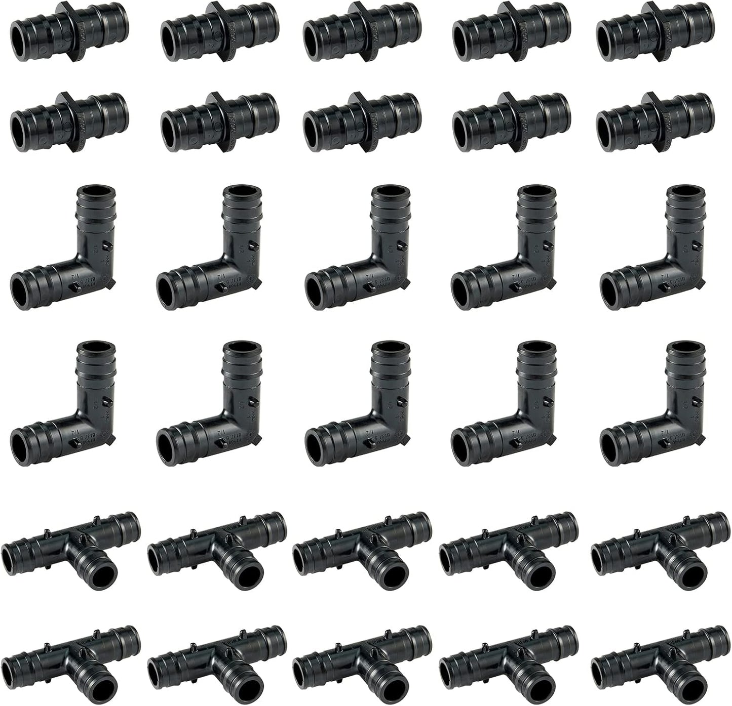 3/4 Inch Poly PEX A Expansion Fitting Pack for Plumbing Needs