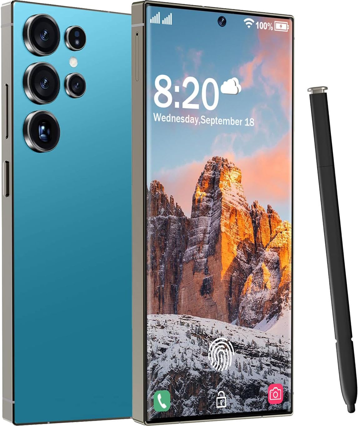 I25 Ultra 5G Unlocked Smartphone with 6800mAh Battery and Pen