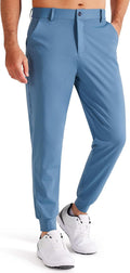 Men's Golf Jogger Pants Slim Tapered Stretchy Fit - Lightweight