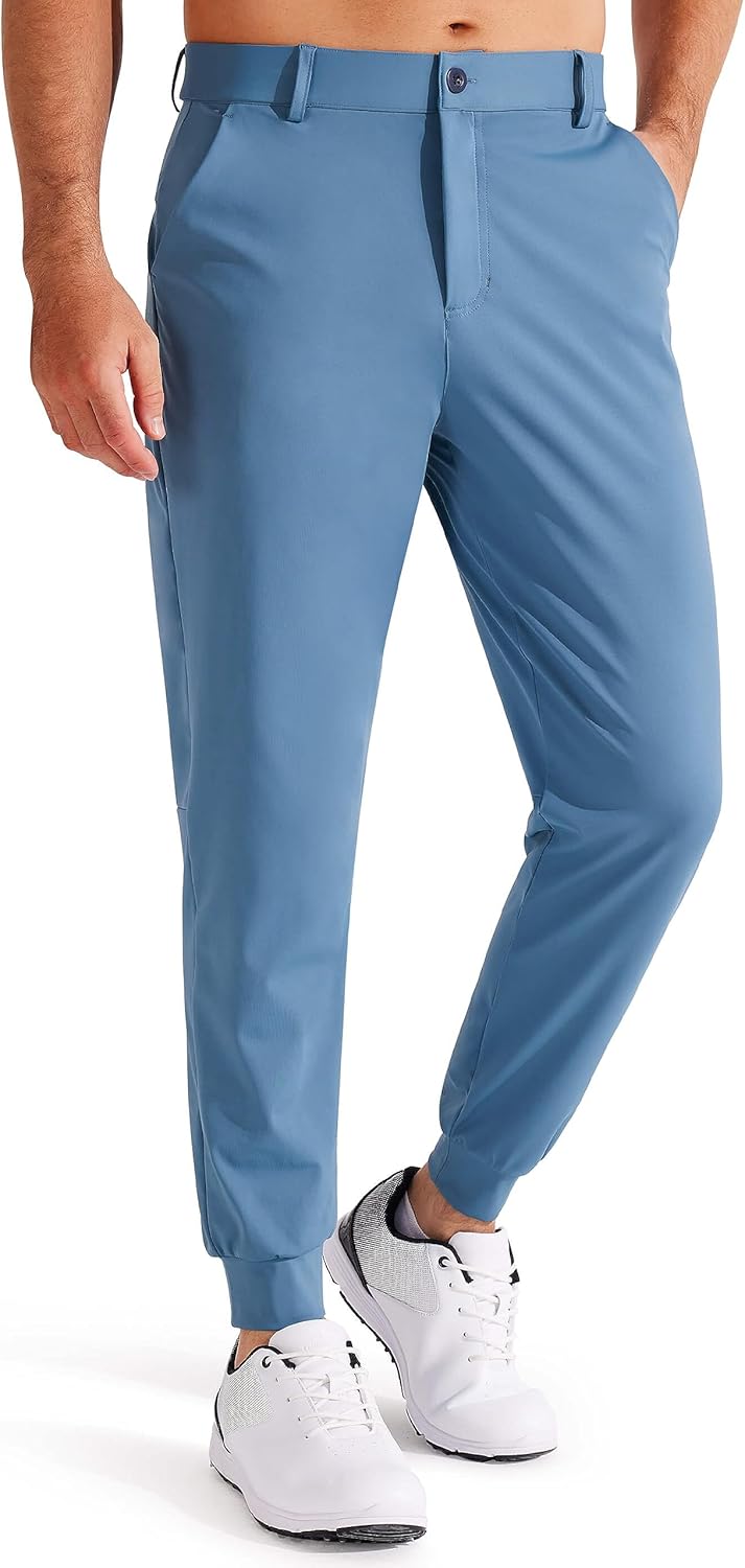Libin Men's Golf Pants Joggers Lightweight Slim Fit for All Occasions