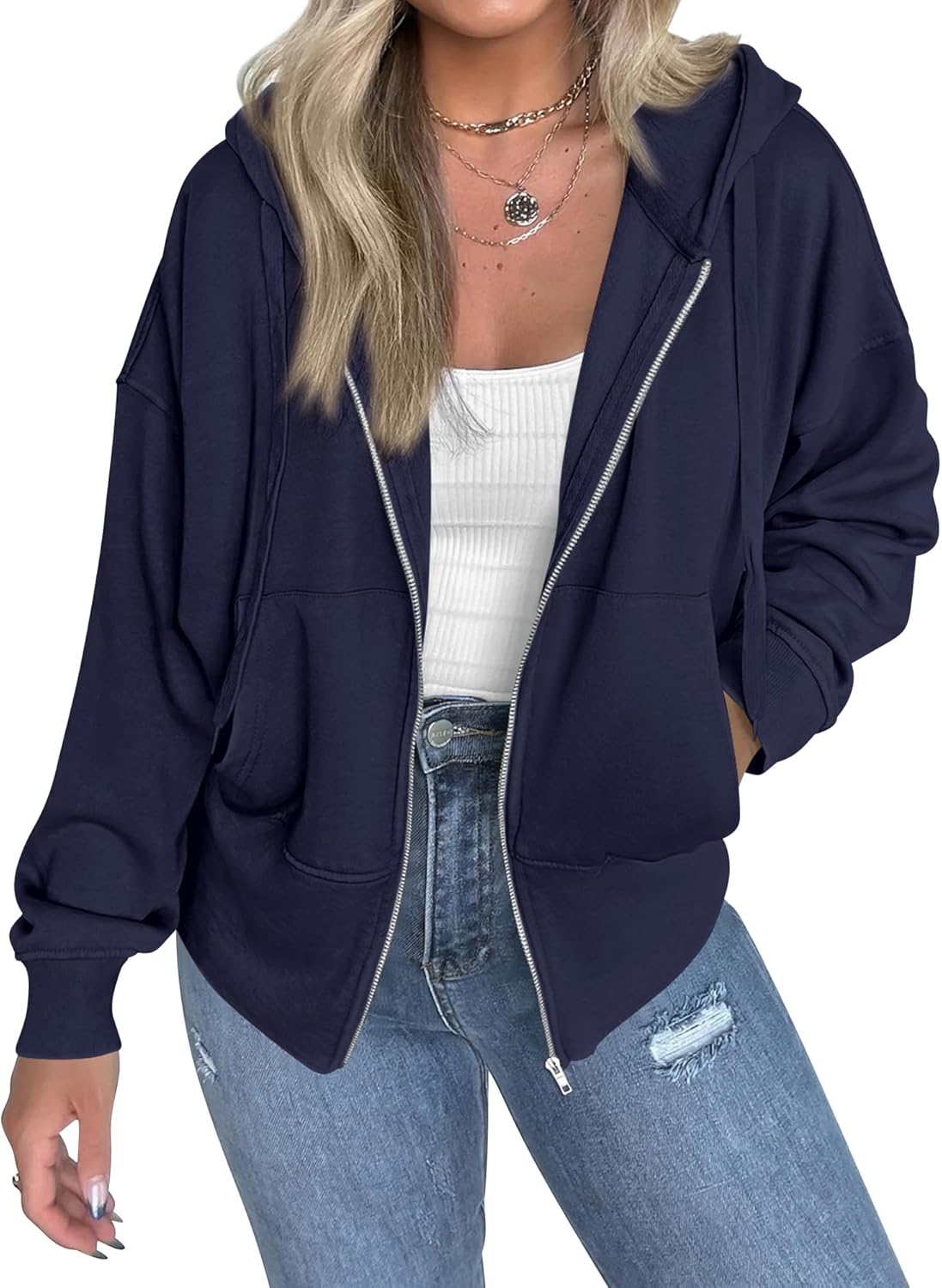 Trendy Zip Up Hoodies for Women - Cozy Fall Fashion 2025
