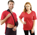 Unisex Post Surgery V Neck Snap Shirt - Cotton Recovery Wear