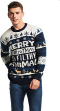 Men's Ugly Christmas Sweater Unisex Santa Pullover - Festive 3D Knit