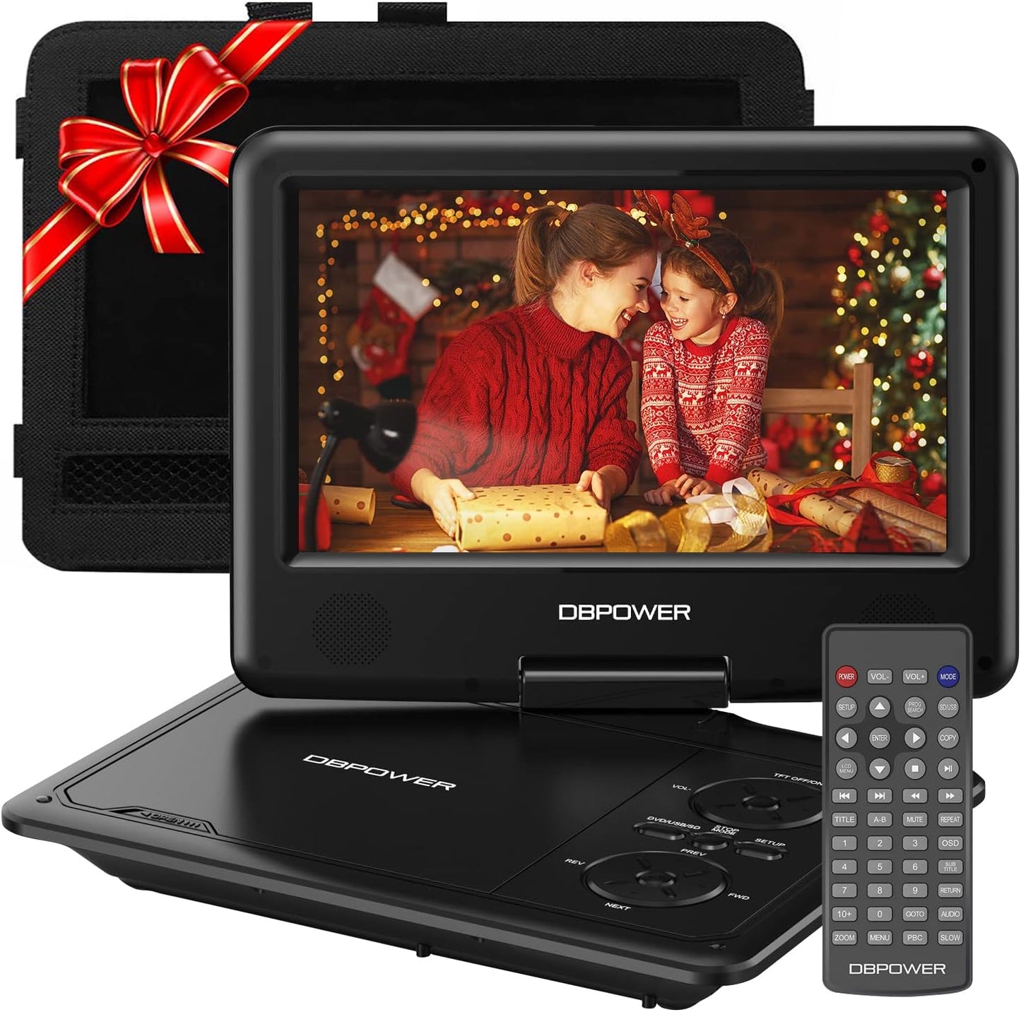 DBPOWER 11.5 Portable DVD Player with 9 Swivel Screen