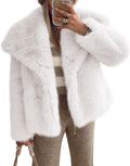 Fashionable Women's Winter Outerwear with Plush Faux Fur Trim