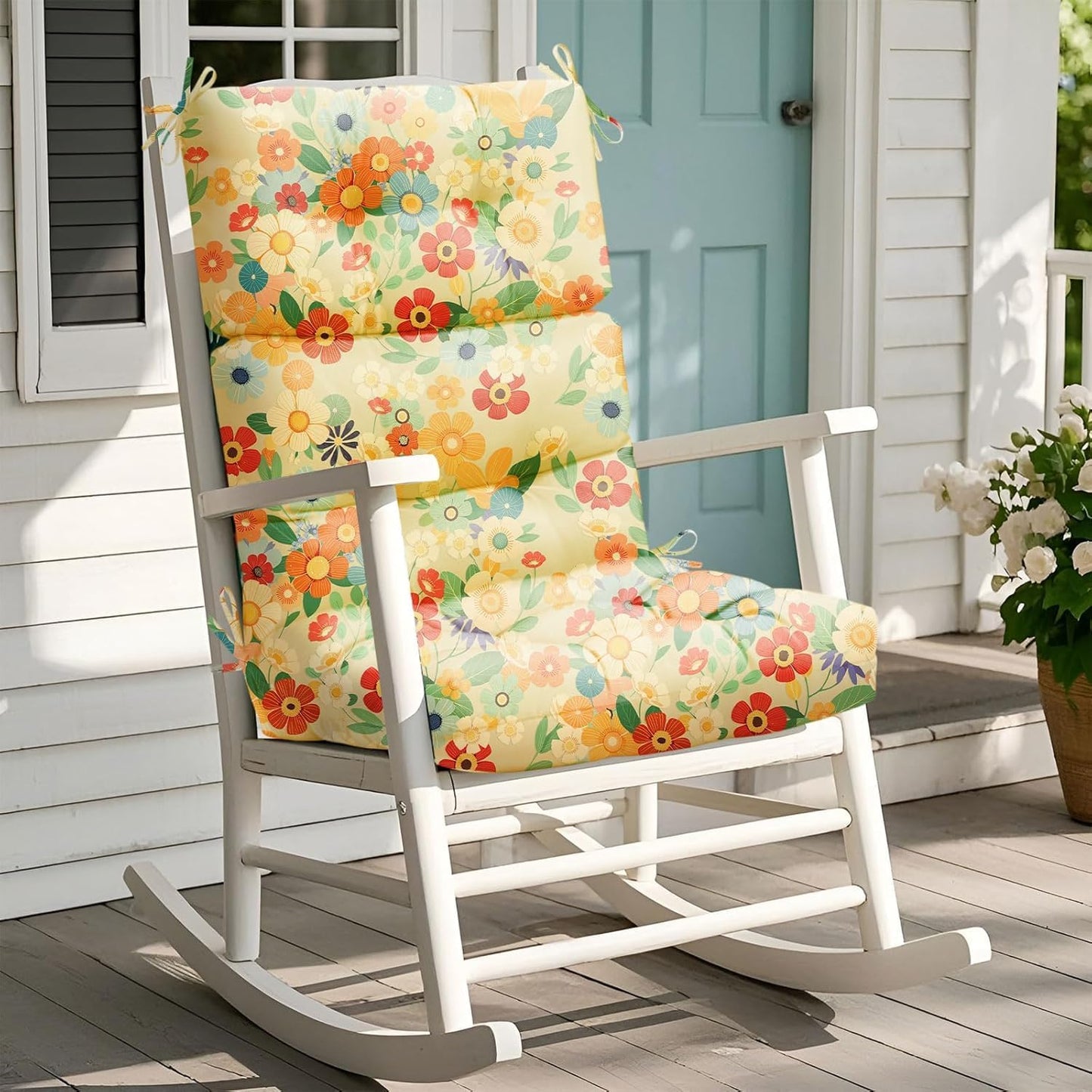 Rocking Chair Cushion for Adirondack Chairs, Waterproof Design