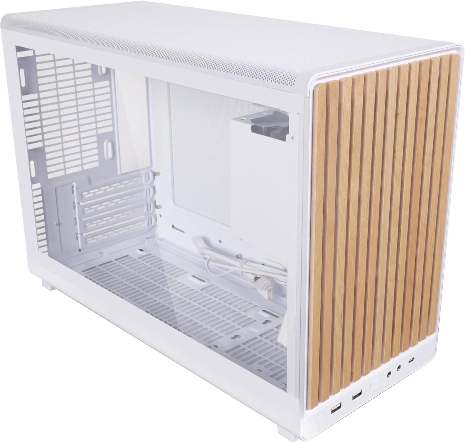 Lian Li A3-26.3L Micro Chassis with Wood Front & Glass Panel