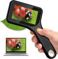 Microscope for Kids Adults 3 in IPS Screen - Portable 500X Handheld