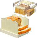 2-in-1 Bread Slicer and Storage Box for Fresh Keeping Food