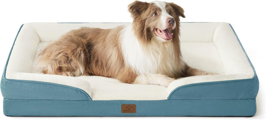 Bedsure L Plus Orthopedic Dog Bed for Large Dogs - Comfort & Care