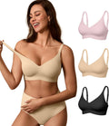 DEANGELMON Seamless Bras for Women No Underwire Comfortable Fit