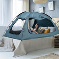 Portable Queen Bed Tent - 80% Blackout Dream Space