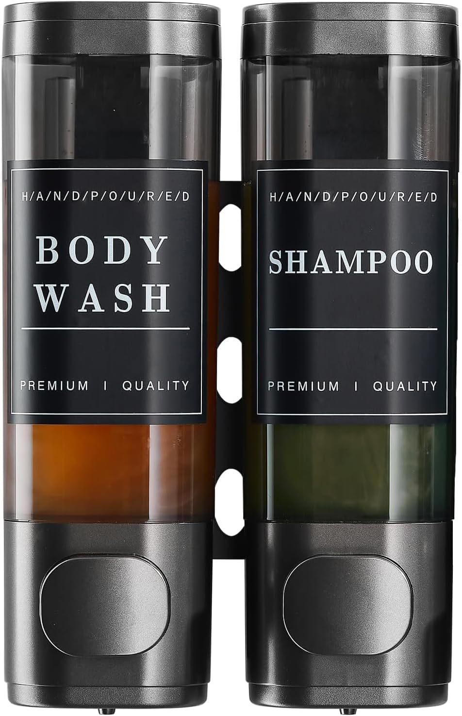 Wall Mounted Shampoo Dispenser - No Drill Installation