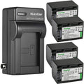 2650mAh 4-Pack Lithium-Ion Batteries with AC Charger - For Sony