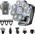 9D Electric Head Shaver for Bald Men - Smooth Wet or Dry Shave
