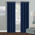 Navy Blue Blackout Curtains - Privacy & Style! - MYSKY HOME
