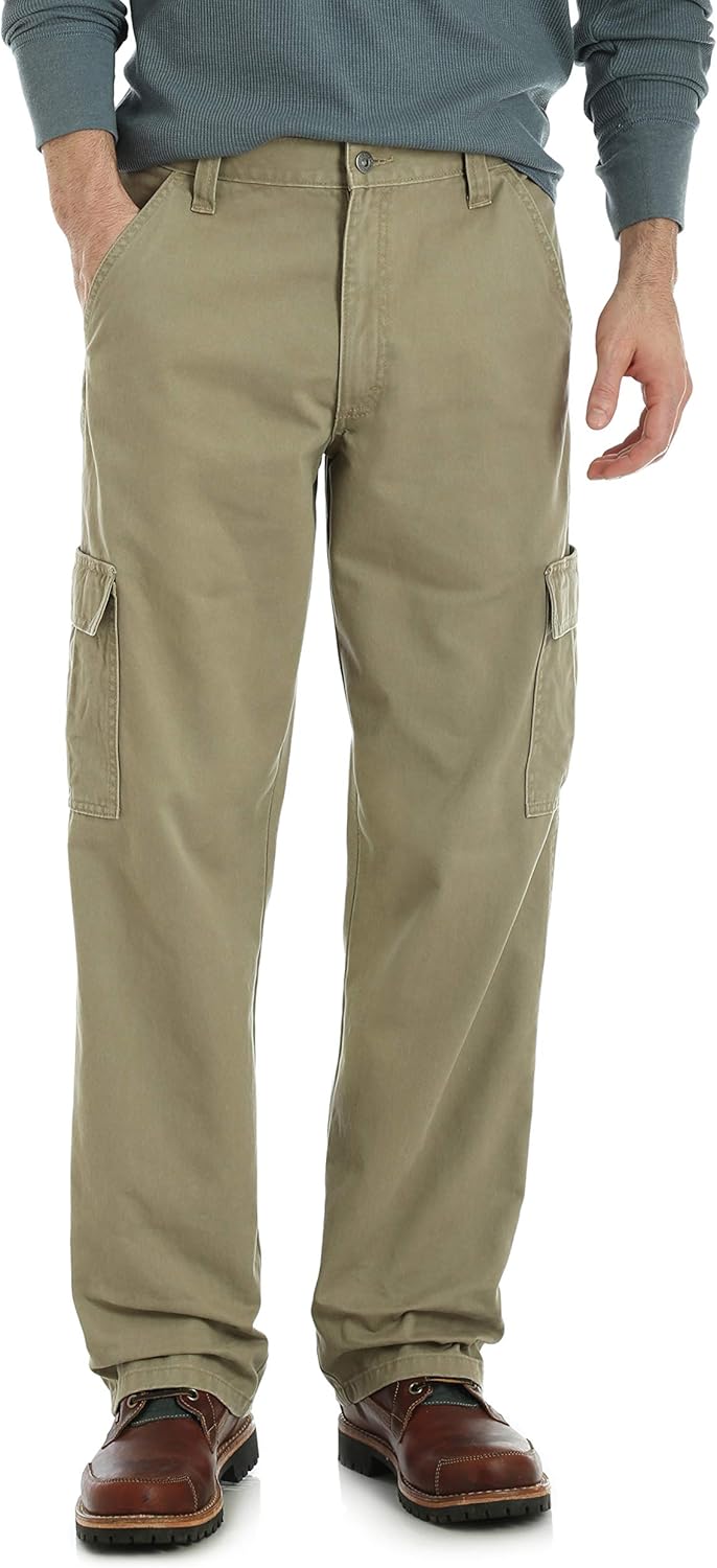 Wrangler Authentics Mens Twill Relaxed Fit Cargo Pant Review
