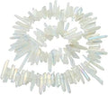 SUNYIK Angel Aura Quartz Crystal Points for Jewelry Making