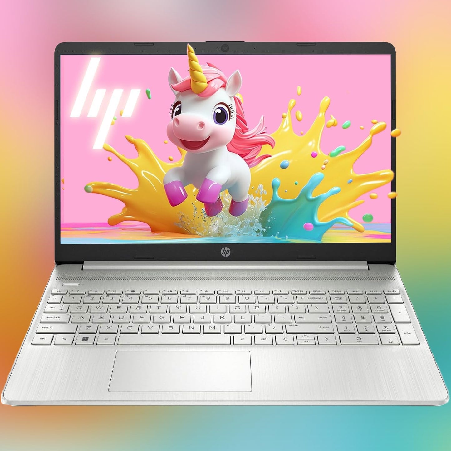 HP 15.6 Everyday Laptop with AMD 4-Core and 64GB RAM