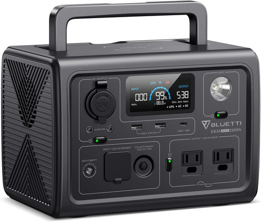 BLUETTI EB3A Portable Power Station for Outdoor Adventures