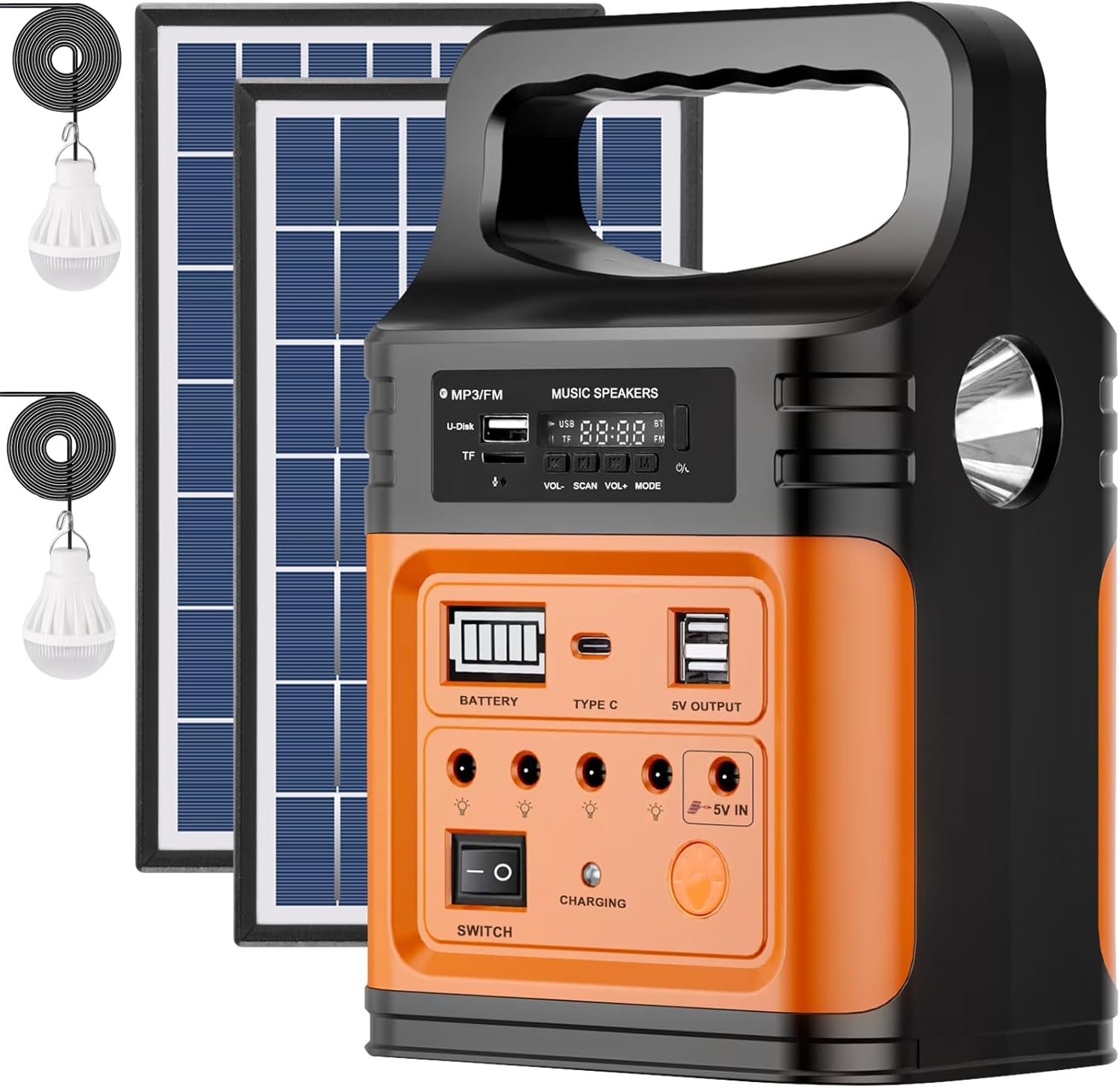 20000mAh Solar Power Bank Station for Camping and Emergencies
