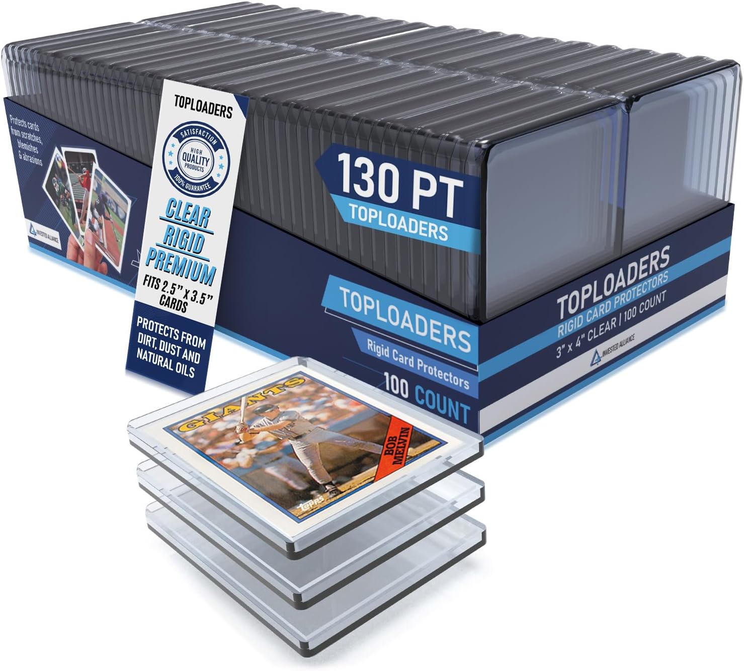 Premium Seamless 20PT Top Loaders for Trading Cards Protection