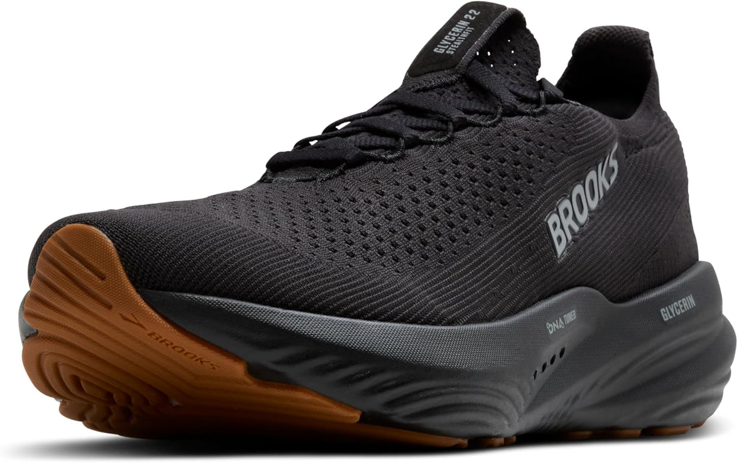 Brooks Mens Glycerin Stealthfit 22 Running Shoe for Comfort