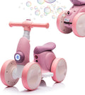 6V Electric Baby Balance Bike with Bubble Machine - 4 in 1 Toddler