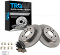TRQ Rear Brake Pad & Rotor Kit Compatible with 2016-2019 Cruze, Volt