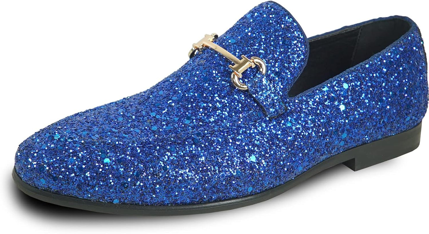 Stunning Glitter Dress Loafers for Men - Perfect for Prom
