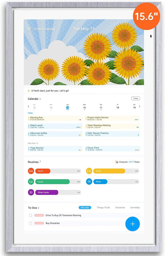 ApoloSign 15.6-inch Digital Calendar: Smart Touchscreen Planner