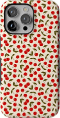 Casely iPhone 15 Pro Max Case Cherry on Top - Bold Protective Design
