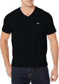 Orange V-Neck Top for Men - Soft Pima Cotton Regular Fit