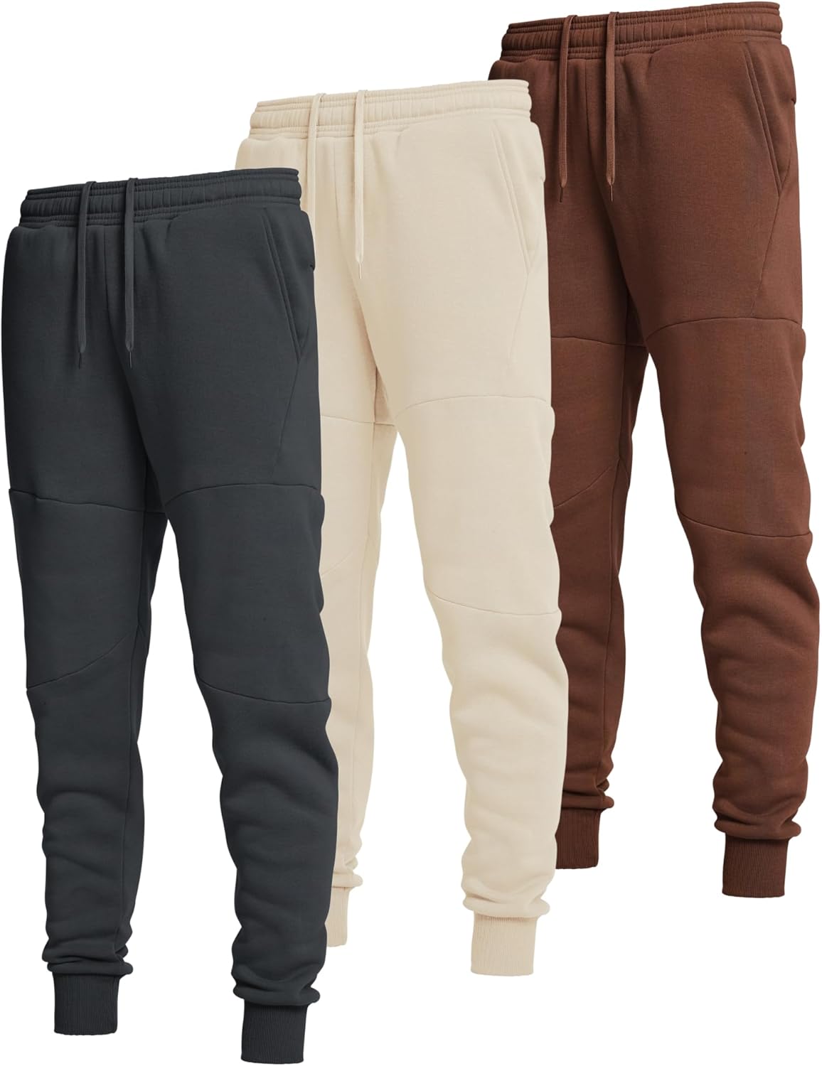 Ultra Performance Fleece Active Tech Joggers for Men 3 Pack