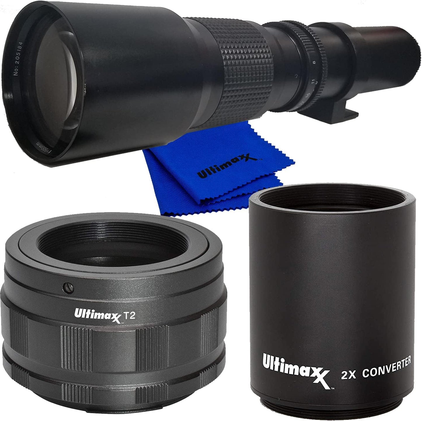 Ultimaxx 500mm f/8 Telephoto Lens for Nikon Z-Mount Cameras