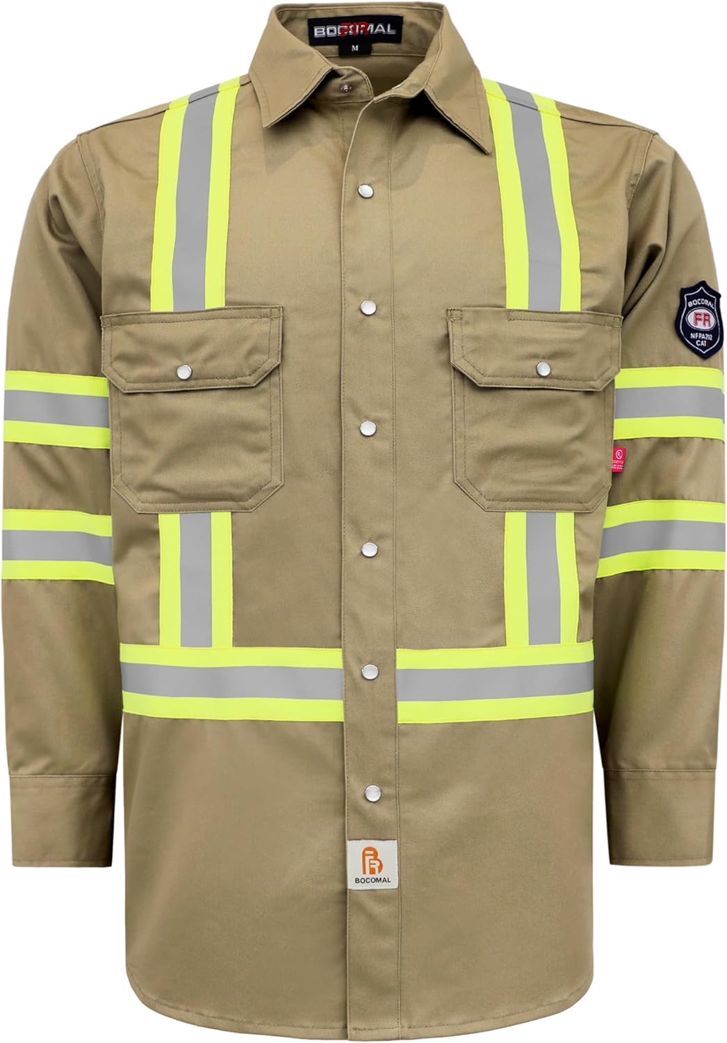 High Visibility Flame Resistant Shirt for Industrial Safety