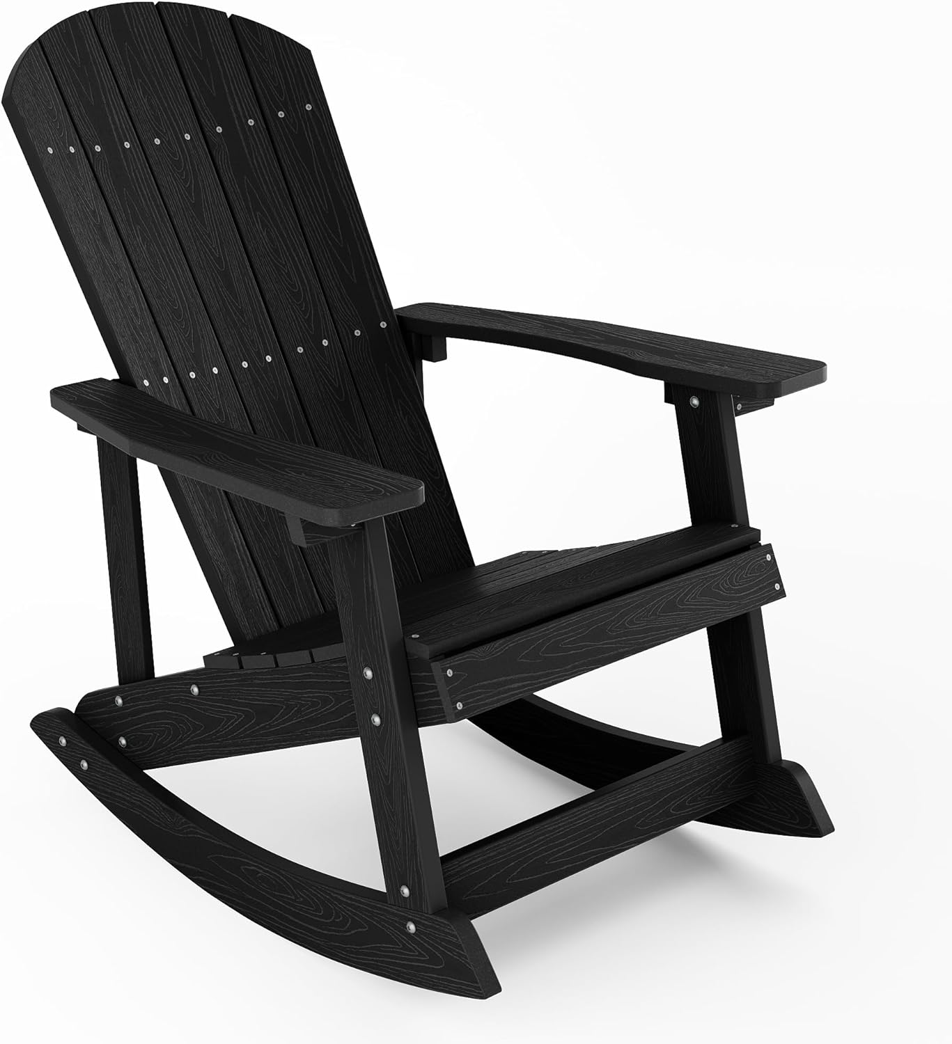 YEFU Adirondack Rocking Chair - Real Wood Look